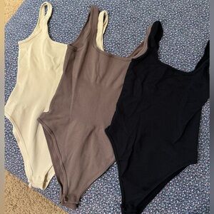 Ribbed Bodysuits, Size S